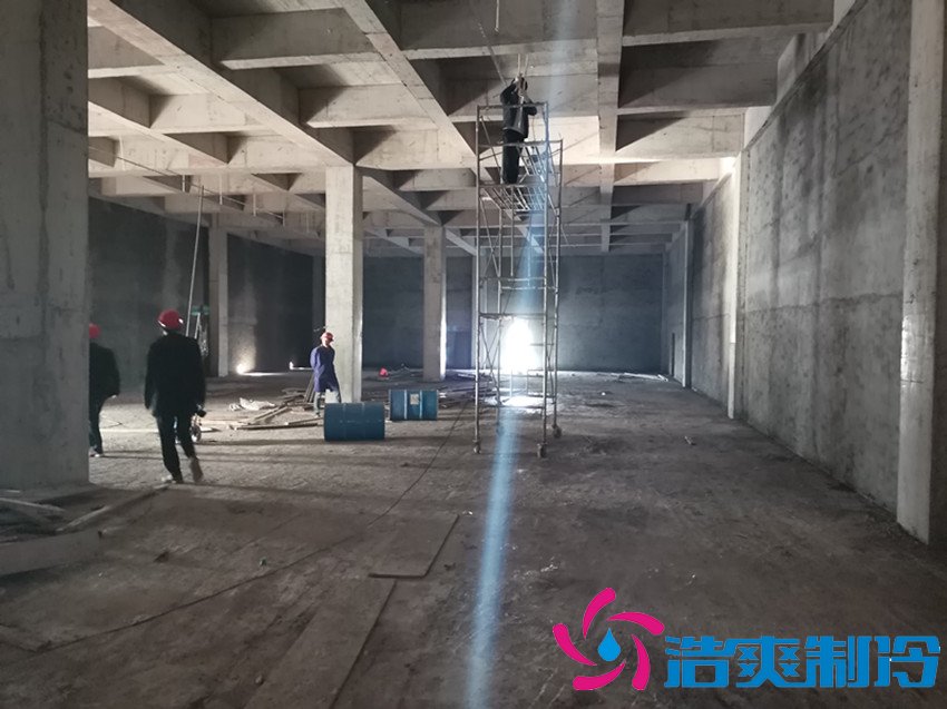 農產品物流園萍鄉11000㎡低溫冷藏冷凍庫新工程案例  施工圖片